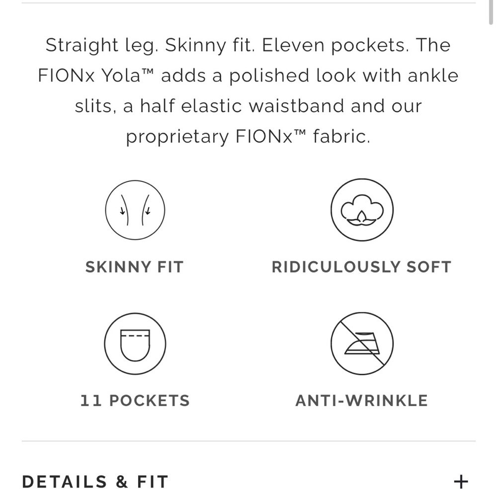 FIGS - NWT Yola skinny scrub pant - L